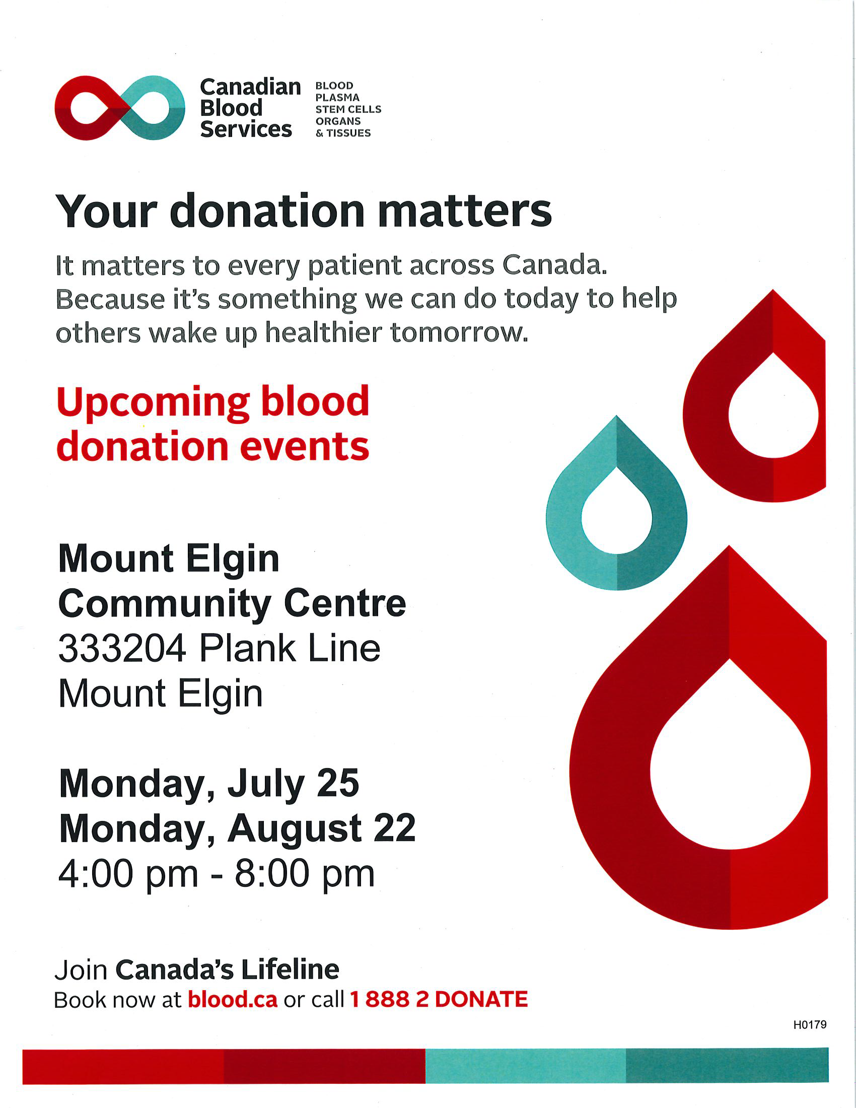 Blood Donor Clinic - July 25 and August 22, 2022.png