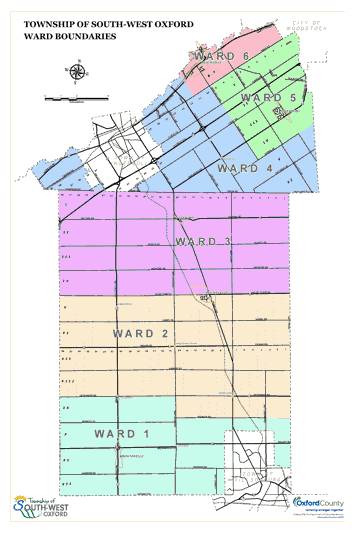 SWOX council ward map